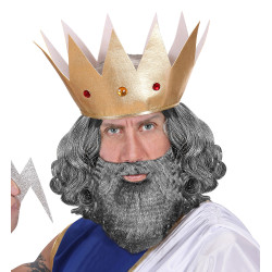 Plnovous šedivý vlnitý